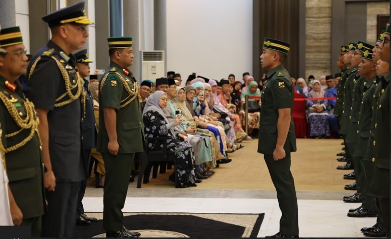 APPOINTMENT CEREMONY OF OFFICER CADETS OF INTAKE 25, OFFICER CADET SCHOOL, DEFENCE ACADEMY ROYAL BRUNEI ARMED FORCES