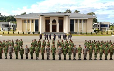 PASSING OUT PARADE OF PROBATIONARY OFFICER CADETS OF INTAKE 19 OFFICER CADET SCHOOL DEFENCE ACADEMY RBAF