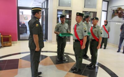 PROMOTION CEREMONY FOR OFFICER CADET SCHOOL DEFENCE ACADEMY ROYAL BRUNEI ARMED FORCES PERSONEL