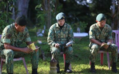 OFFICER CADET SCHOOL HELD CLEANING CAMPAIGN AT MUSLIM CEMETERIES