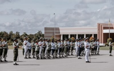 END OF STS TERM PARADE OF OFFICER CADET INTAKE 19