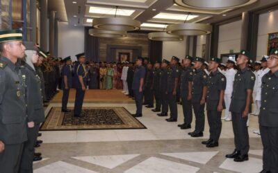 APPOINTMENT CEREMONY FOR THE 20th INTAKE OF OFFICER CADET SCHOOL, DEFENCE ACADEMY RBAF