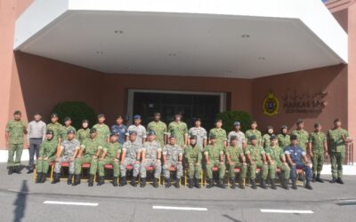 Acting Commandant of Defence Academy RBAF official visit to OCS DA RBAF