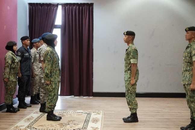 INTAKE 20 OFFICER CADET’S RANK APPOINTMENT CEREMONY