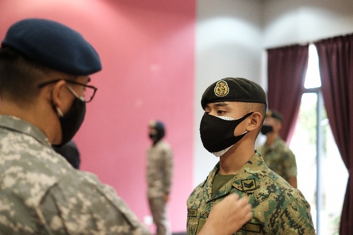 INTAKE 20 OFFICER CADET’S RANK APPOINTMENT CEREMONY