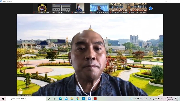 DEPUTY COMMANDER ROYAL BRUNEI NAVY HELD VIRTUAL SESSION WITH MIDSHIPMEN OF OFFICER CADET SCHOOL INTAKE 20