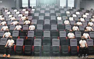 VIRTUAL SESSION OF THE OFFICER CADET OF INTAKE 20 WITH THE COMMANDING OFFICER OF OFFICER CADET SCHOOL.