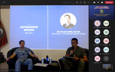 OFFICER CADET OF INTAKE 20 PARTICIPATED THE SAFTI INTERNATIONAL CADET’S CONFERENCE (SICC)