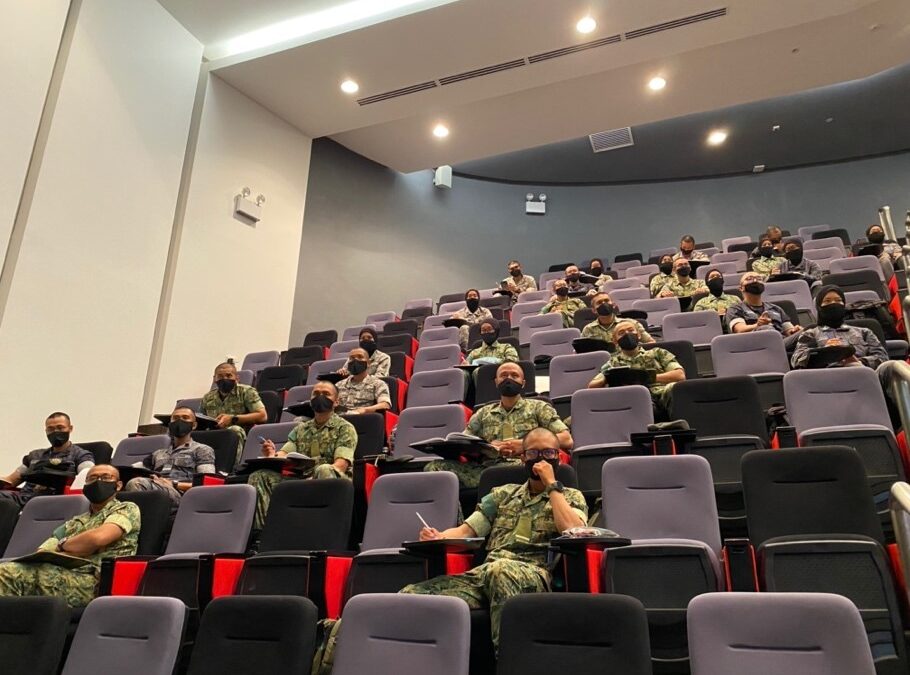 OFFICER CADETS OF INTAKE 20 PSYCHOLOGY OF LEADERSHIP (POL) SESSION