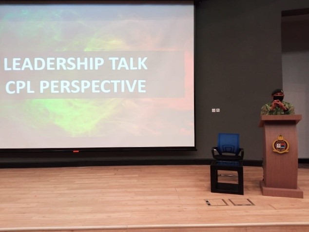 OFFICER CADET OF INTAKE 20 LEADERSHIP TALK FROM NCOS PERSPECTIVE (CORPORAL)