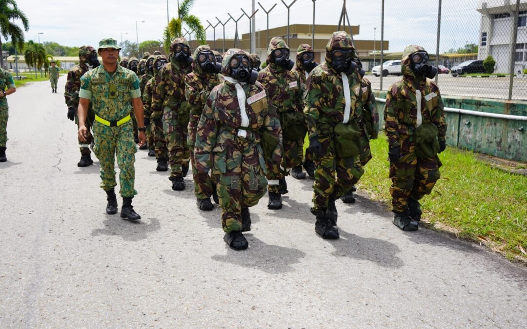 CHEMICAL BIOLOGICAL RADIOLOGICAL AND EXPLOSIVE (CBRE) DEFENCE UNIT MEETS THE LAND FORCE OFFICER CADETS OF INTAKE 22
