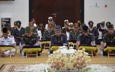 INTAKE 22 HELD KHATAM AL-QURAN TO BLESS THEIR FINAL TERM