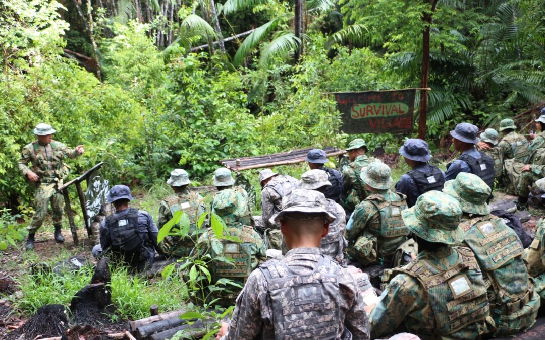 JUNGLE SURVIVAL LESSON FOR OFFICER CADETS OF INTAKE 23