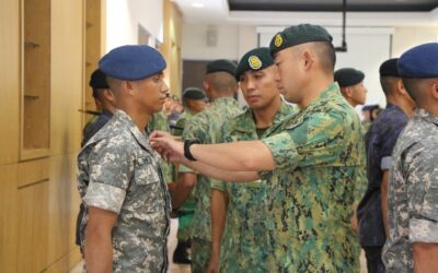 OFFICER CADET SCHOOL OF INTAKE 23 RANK APPOINTMENT CEREMONY