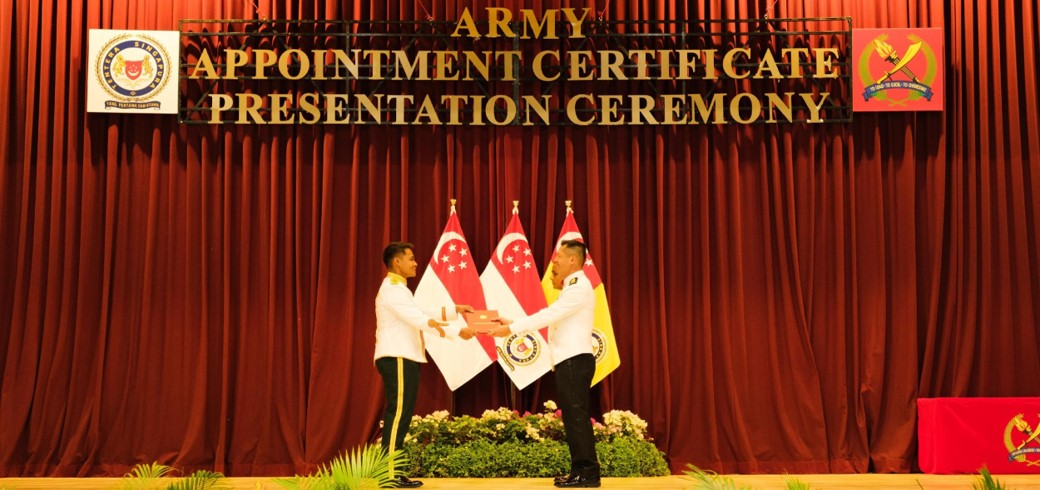 OFFICER CADET MUHAMMAD AFIQ HASIF BIN ABD SALAM COMPLETED SINGAPORE ARMED FORCES TRAINING INSTITUTE (SAFTI)
