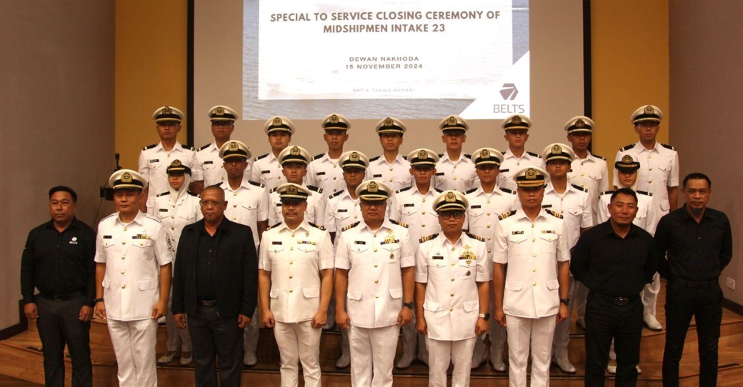 MIDSHIPMEN OF INTAKE 23 HELD A CLOSING CEREMONY EVENT TO MARK THEIR END OF SPECIAL TO SERVICE TERM