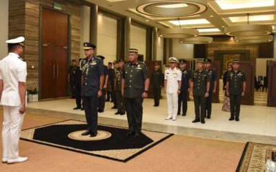 APPOINTMENT CEREMONY FOR PROBATIONARY OFFICER CADET AWANG MUHAMMAD NU’MAN SYAFIQ BIN SUHAMRI, RECIPIENT OF THE SUPREME COMMANDER OF THE ROYAL BRUNEI ARMED FORCES SCHOLARSHIP