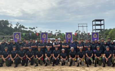 OFFICER CADETS OF INTAKE 23 COMPLETES ORIENTEERING COMPETITON