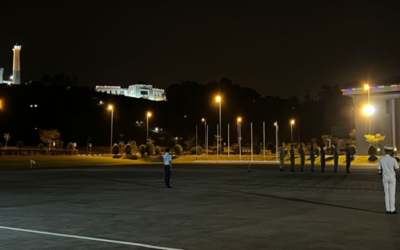PASSING OFF SQUARE MARKS THE END OF 6 WEEKS TRAINING FOR PROBATIONARY OFFICER CADETS INTAKE 24
