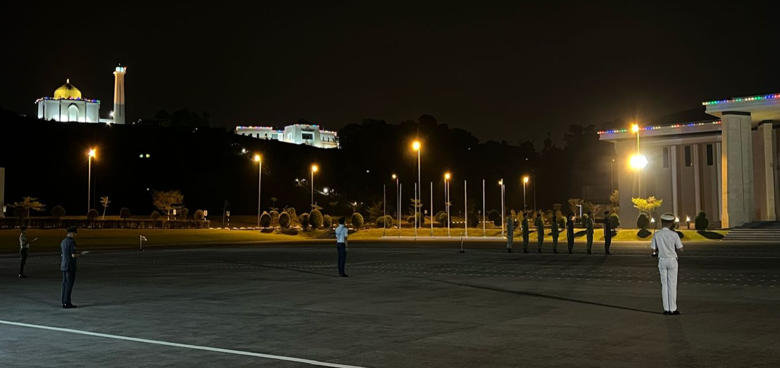 PASSING OFF SQUARE MARKS THE END OF 6 WEEKS TRAINING FOR PROBATIONARY OFFICER CADETS INTAKE 24