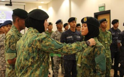 RANK APPOINTMENT AND SQUAD DRILL RECOGNITION CEREMONY HELD AT OFFICER CADET SCHOOL