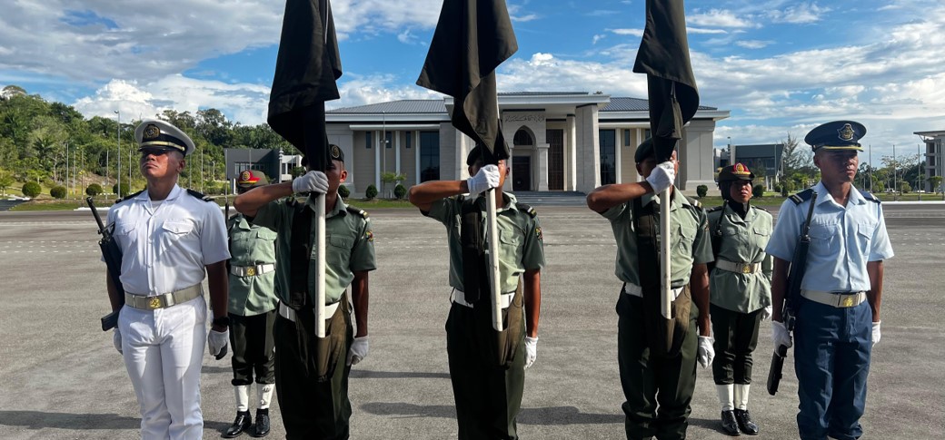 INTRODUCTION TO COLOURS AND SWORD DRILLS TO OFFICER CADETS OF INTAKE 24