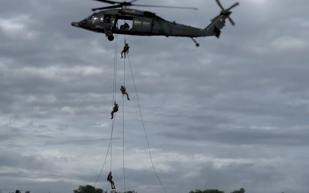 LAND FORCE OFFICER CADET OF INTAKE 24 CONDUCTED EXERCISE EAGLE STRIKE