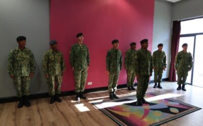 OFFICER CADET APPOINTMENT HOLDER CEREMONY FOR THE 18th INTAKE, OFFICER CADET SCHOOL DA RBAF